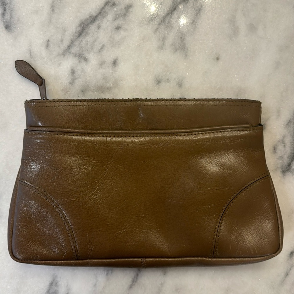 Vintage Contessa leather clutch